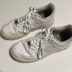 Women’s White Nike Air Force One Shoes